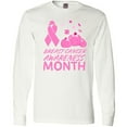 thumbnail image 3 of Inktastic Breast Cancer Awareness Month- October Long Sleeve T-Shirt, 3 of 5