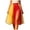 Red, variant on COMVALUE Women's Tulle Skirt Tutu Skirt Asymmetrical Long Rainbow Colourful - Multilayer Ballet Underskirt for Carnival Fancy Dress Party Costume 80s Outfit Festive (Blue, One Size)