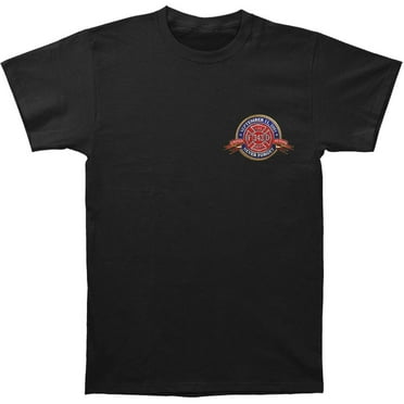 Cotton Firefighter Badge Of Honor Graphic T-Shirt