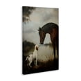 thumbnail image 2 of Stupell Industries Victorian Hound & Horse Companions Canvas Art, 20 x 30, by Petals Prints Design, 2 of 8
