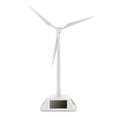 thumbnail image 2 of Molino De Viento Con Energía Solar Modelo De Molino De Viento 3D Artesanía Juguete Educativo Doble Función Show Stand Blanco Para Balcón Jardín Decoración De Escritorio Scienceny HA013758-00, 2 of 5