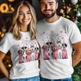 thumbnail image 3 of Camisetas para hombre, camisetas casuales de manga corta con diseño de perro, corazones y amor rosa, camisetas gráficas para adolescentes, niños y hombres., 3 of 8