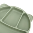 thumbnail image 6 of BOKYAN Silicone Suction Plate – One‑Piece Panda‑Shaped Food Grade Plate with Strong Grip, Olive Green, Ideal for Infant & Toddler Independent Eating, 6 of 7
