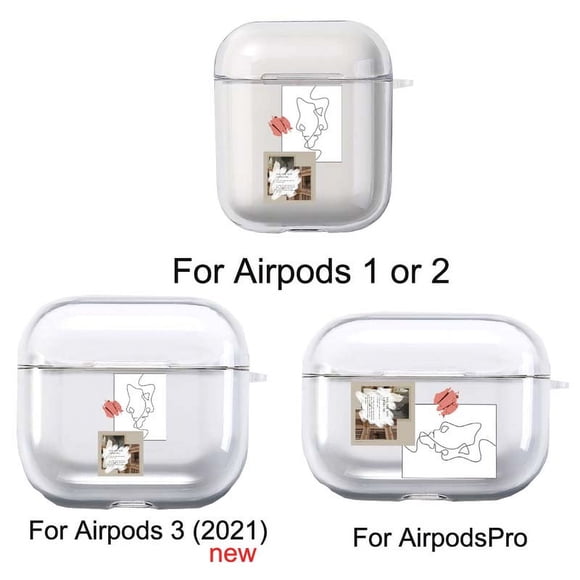 Étuis Souples Transparents en TPU pour Apple Airpods 1/2 3 Great Art Aesthetic David, Étui d'Écouteurs Sans Fil pour Airpods Pro, Boîtier, Sac