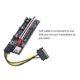 thumbnail image 5 of Methold PCI-E 1x a 6x USB 3.0 Tarjeta extensora Módulo de computadora Componente de minería Cable adaptador Luz LED Ranura roja Cable rojo Type2 NO2, 5 of 6