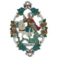 thumbnail image 2 of St. George Riding a Horse Religious German Pewter Christmas Ornament Decoration, 2 of 2