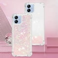 thumbnail image 6 of Slim Fit Phone Case for Samsung Galaxy A04E, Case for Galaxy M04, Case for Galaxy F04,Glitter Liquid Quicksand Effect Silicone Soft TPU Case for Galaxy A04E/M04/F04,LSWT Pink, 6 of 6
