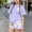 Purple, variant on ATOGUTA 2 Piece Clothing Sets for Girls Kids Short Sleeve T Shirts and Elastic Waist Shorts Size 3T-15 Kids Summer Casual Wear Green