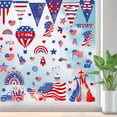 thumbnail image 6 of CCOCC 4Th of July Decorations Patriotic Window Clings-7 Sheets American Flag Star Window Decal for Glass Windows Stickers for Usa Fourth of July Independence Day Memorial Day Decor Party Supplies, 6 of 7