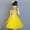 Yellow, variant on Girls Princess Tulle Dress Little Kids Sleeveless Ruffle A-Line Dress for Casual Birthday Christmas Wedding Party Pink 3-4 Years