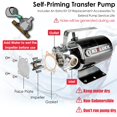 thumbnail image 4 of Bomba de transferencia de agua KITLUCK 115V 1/10HP 1250L/h con kit de mangueras, 4 of 7