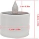 thumbnail image 5 of Velas solares impermeables para exteriores, velas falsas, luces de poste con energía Solar, pequeña candelita sin llama, Led decorativa (cálida), 6 uds., 5 of 5