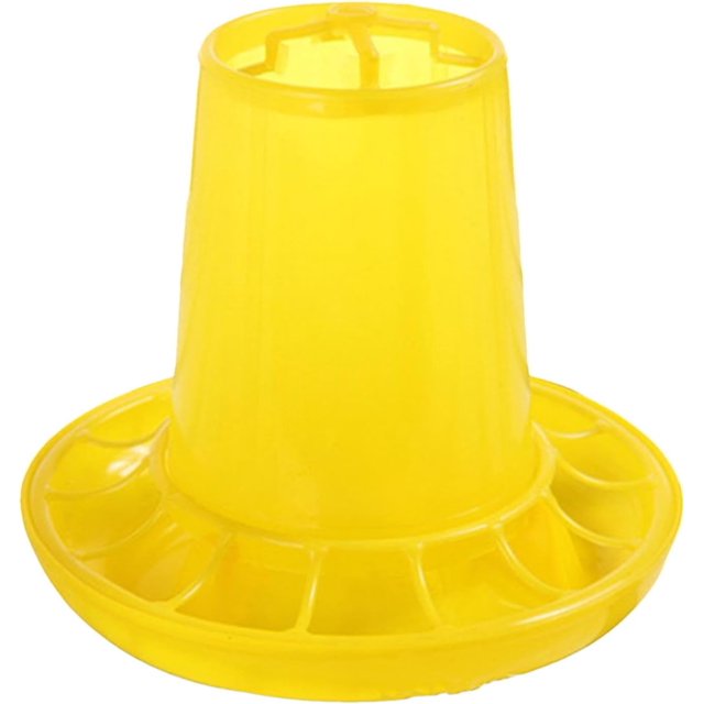 Chicken Feeder, Quail Feeder, Mess Free, Simple Chick Feeder, 3 Adjustable Height, Starter Kit for Brooder, Duckling, Quail and Poultry