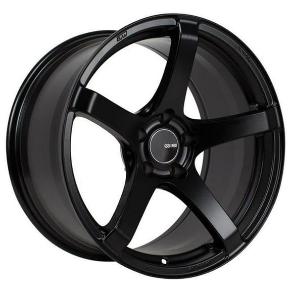 Enkei  Kojin 18 x 9.5 in. 5 x 114.3 Bolt Pattern 30 mm Offset 72.6 mm Bore Matte Black Wheel