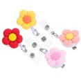 thumbnail image 2 of KAKOWELY Portable Retractable ID Card Holder with Durable Resin and Plastic Material Assorted Color 4 Pieces,3.35"X1.26"X0.79", 2 of 5