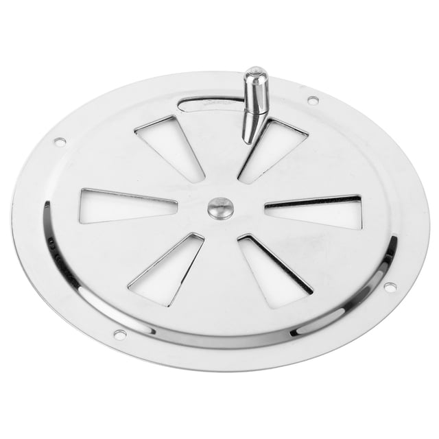 5in Boat Vent Cover Round Butterfly Grill Ventilator Stainless Steel Outlet Plate for Yatch RV
