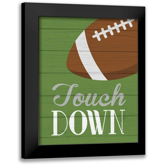 Robinson, Tamara 12x14 Black Modern Framed Museum Art Print Titled - Touchdown