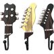 thumbnail image 1 of 3PCS Guitar-shaped Resin Wall Hanging Hook Wall Hanging Art Guitar Hook Hook Home Decoration, 1 of 4