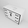 thumbnail image 4 of White Vanity With 48 In. X 22 Marble Top And Solid Wood Construction W D Bath &, 4 of 6
