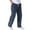 Navy%GC100, variant on SJLDQY Mens Baggy Sweatpants Wide Leg Casual Pants for Men Star Embroidery Elastic Waist Athletic Joggers With Pocket