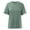 Mint Green, variant on QYZEU Tee Shirts Womens Ruffle Short Sleeve Casual T Shirts Plain Round Neck Loose Fit Tee Blouse Soft Breathable Comfortable Lightweight Tops L