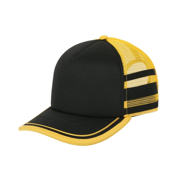 Stranger Things Dustin Henderson Black & Yellow Cosplay  Trucker Hat
