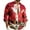 Red, variant on Atogsazn Men's Santa Graphic Shirts Christmas Button Down Long Sleeve Shirt Lightweight Outerwear Tops Blouse Blue S Fashion