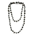 thumbnail image 4 of Smoky Quartz Black Spinel 925 Sterling Silver Platinum Plated Chips Necklace for Women Jewelry for Women Size 36" Ct 152.73 Birthday Christmas Gifts, 4 of 8