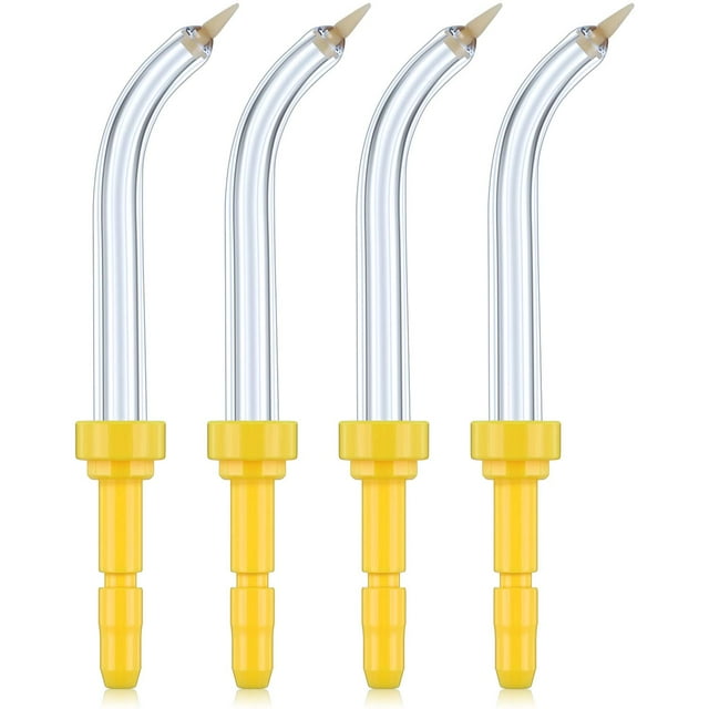 Boquilla de chorro de agua dental de cubo periodontal de repuesto para irrigador bucal Waterpik (como WP-100) y otros irrigadores orales (cubo periodontal de 4 piezas) Ormromra CZMR-XM103
