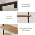thumbnail image 4 of SELOOYE Ladder Bookshelf, 5 Tier Book Shelf, Wall Mount Bookshelves and Bookcases with Metal Frame, Anti Dump, Tall Bookcase for Living Room, Home Office, Bedroom, 4 of 8