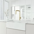 thumbnail image 5 of VIGO Parsons Single Handle Pull-Down Sprayer Kitchen Faucet in Matte Brushed Gold, 5 of 14