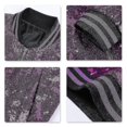 thumbnail image 4 of Mens Sequins Casual Zipper Party Bomber Jacket, 4 of 4