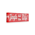 thumbnail image 2 of Trademark Fine Art 'Jingle All The Way Sign' Canvas Art by Valarie Wade, 2 of 3