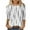 White, variant on Lolmot Womens Tops 3/4 Sleeve Crewneck Cute Shirts Casual Print Trendy Tops T Shirt Summer Pullover Tops Blouse