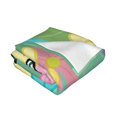 thumbnail image 3 of My Lit-Tle Pony Fleece Blanket Super Soft Cozy Throw Blanket Fuzzy Comfy Flannel Blanket Warm Plush Blankets And Throws For Couch, Sofa, Bed 40"X30", 3 of 7
