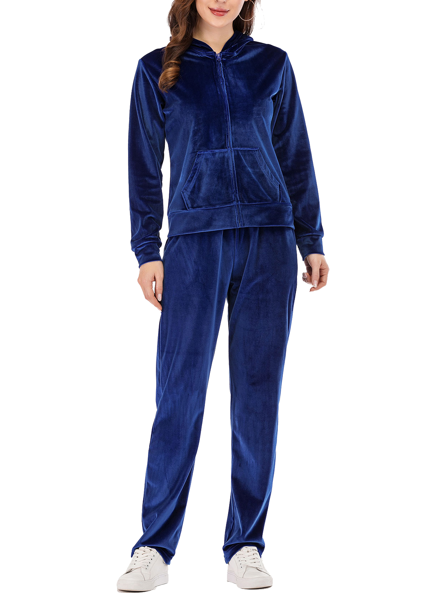 UK Women Floral Tracksuit 2PCS Tops+Pants Long Sleeve Lounge Sets Joggers Wear