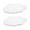 White, variant on Zeiwohndc Pack of 2 Elegant Ceramic Trays Cloud Form Suitable for Home Styling Props