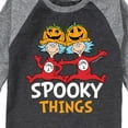 thumbnail image 3 of Dr. Seuss - Spooky Things - Toddler And Youth Raglan Graphic T-Shirt, 3 of 7