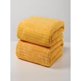 thumbnail image 4 of Yardvibe 2PC Bath Towel Sheets , 29.5"x13.8" Extra Large Soft Highly Absorbent & Quick Dry Towel, Skin-Friendly Durable Towels for Home, Hotel, Spa and Daily Bath Use (Yellow), 4 of 8