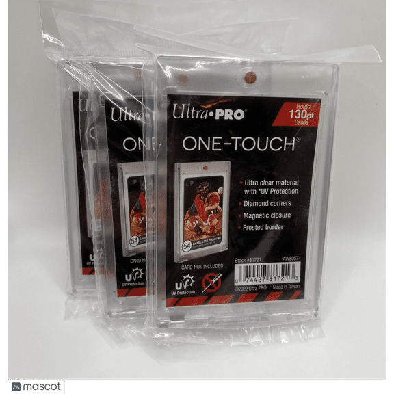 Ultra Pro One-Touch Thick Card 180pt Point Magnetic Card Holder - LOT of 3