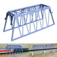 thumbnail image 4 of Puente Red Modelo Tren Ferrocarril Accesorios Tren Ferrocarril Paisaje de Construcción Juguete para Tren Pista Modelo Diseño Zulema Juguetes de vías de tren, 4 of 8