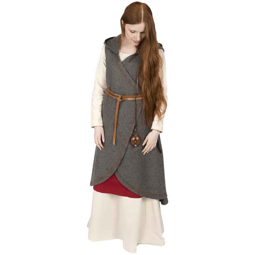 dark grey wrap dress