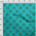 thumbnail image 2 of oneOone Polyester Lycra Fabric Floral Block Print Fabric BTY 56 Inch Wide, 2 of 4