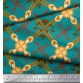 thumbnail image 2 of Soimoi Georgette Viscose Fabric Argyle Check Print Fabric by Yard 42 Inch Wide, 2 of 3