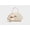 Off-White, variant on Diamond Quilted Mini Boston Handbag, Plush Bear Charm Crossbody Shoulder Purse for Women, Plain Off White