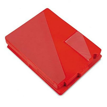 Out Guides with Diagonal-Cut Pockets Vinyl Letter Red 50/ Box