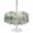 Beige, variant on Outdoor Tablecloth with Umbrella Hole for Patio/Picnic/Party/Camping, Watercolor Green Forest Waterproof Table Cloth Round Cover Washable, Misty Cloud Trees Linen Texture (Dia 60")