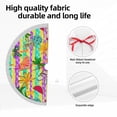 thumbnail image 7 of Christmas Tree Skirt, Multicolored Tropical Christmas Tree Decorations Indoor, Tree Skirts Mat With Tassel Trim for Halloween New Year Holiday Christmas Party Decor 36 Inches, 7 of 7