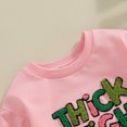 thumbnail image 5 of Bagilaanoe Newborn Baby Girl Oversized Romper Sweatshirt Long Sleeve Bodysuits Letter Embroidery Pullover 3M 6M 12M 18M Infant Casual Tee Tops, 5 of 8