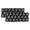 Black, variant on Valances for Windows, White Boho Geometric Valance Curtains Blackout Drapes for Kitchen/Bathroom/Cafe, Modern Simple Aztec Ethnic Pattern Rod Pocket Window Toppers Valances 2 Pack Clearance 42''x12''